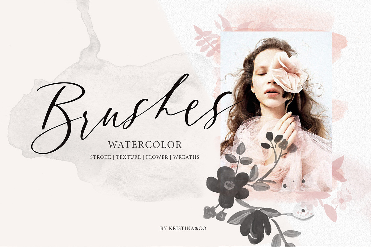 80 Watercolor brushes