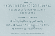Waterssong Script, a Script Font by Beck McCormick (Thumbnail 10 of 10)