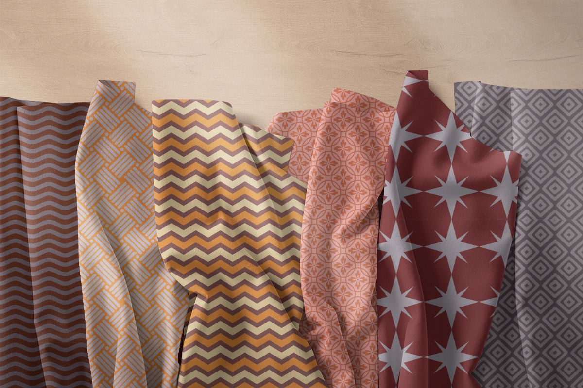 Simple Autumn Vector Patterns, a Pattern Graphic by Jennadesigns (Photo 2 of 10)