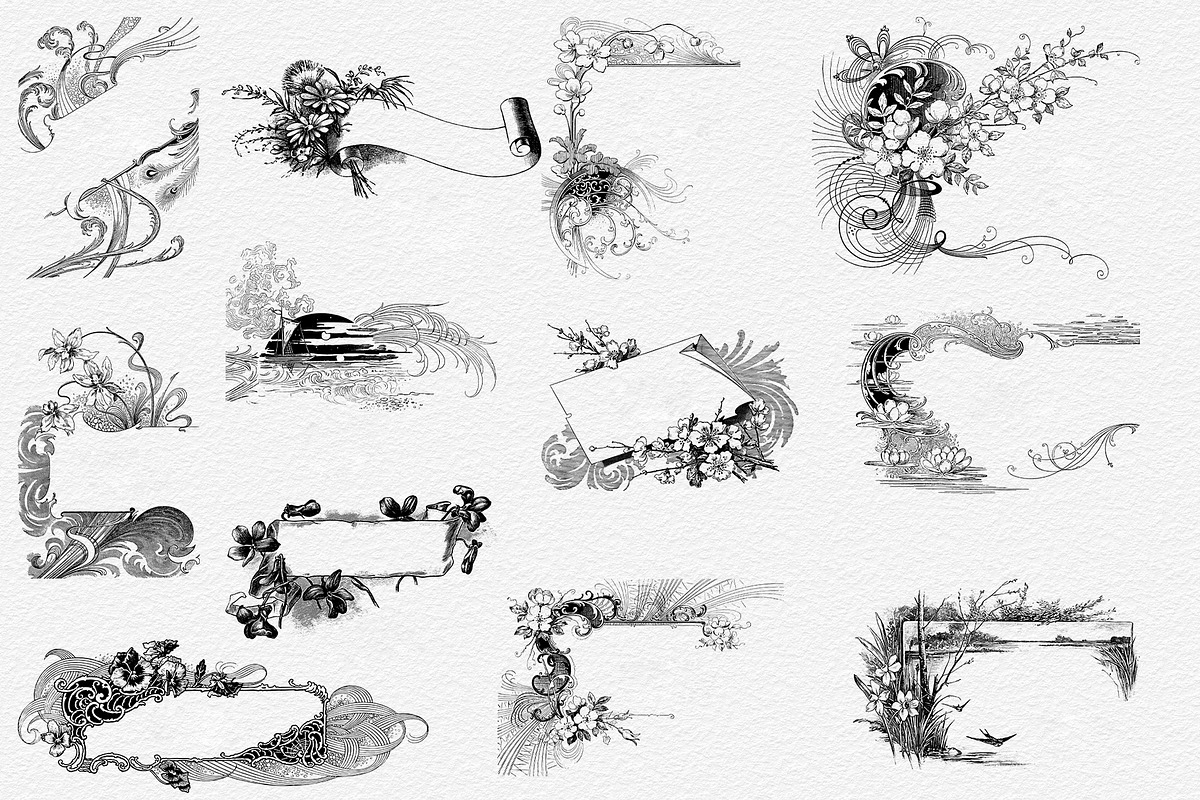 Procreate Decorative Borders, a Brush Add-On by AW Studios (Photo 7 of 7)