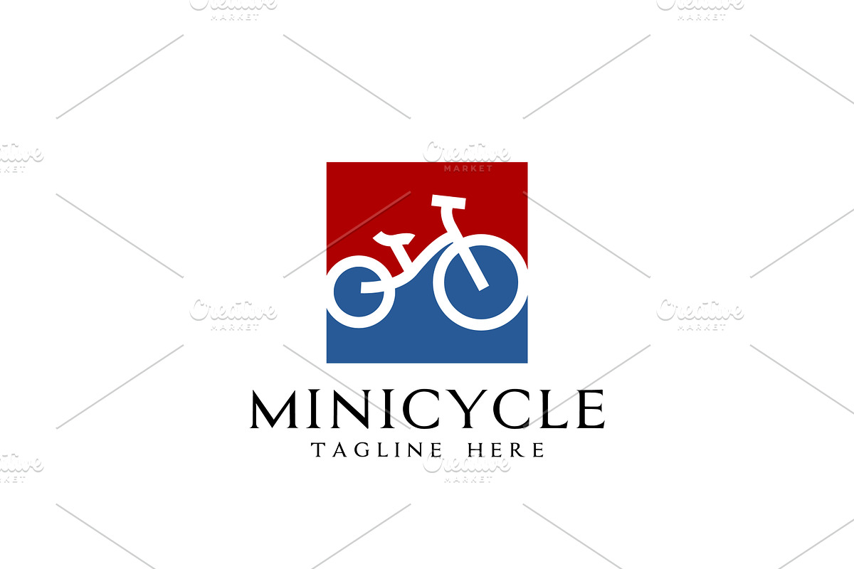 Kid Push Bike Logo Design, a Branding & Logo Template by AlvinStd