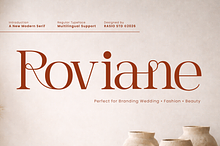 Roviane Modern Serif Font