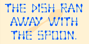 Dinner, a Font by Ingrimayne Type (Thumbnail 5 of 8)