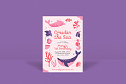 Mermaid Kids Birthday Invitation, an Invitation Template by Vynetta (Thumbnail 2 of 3)