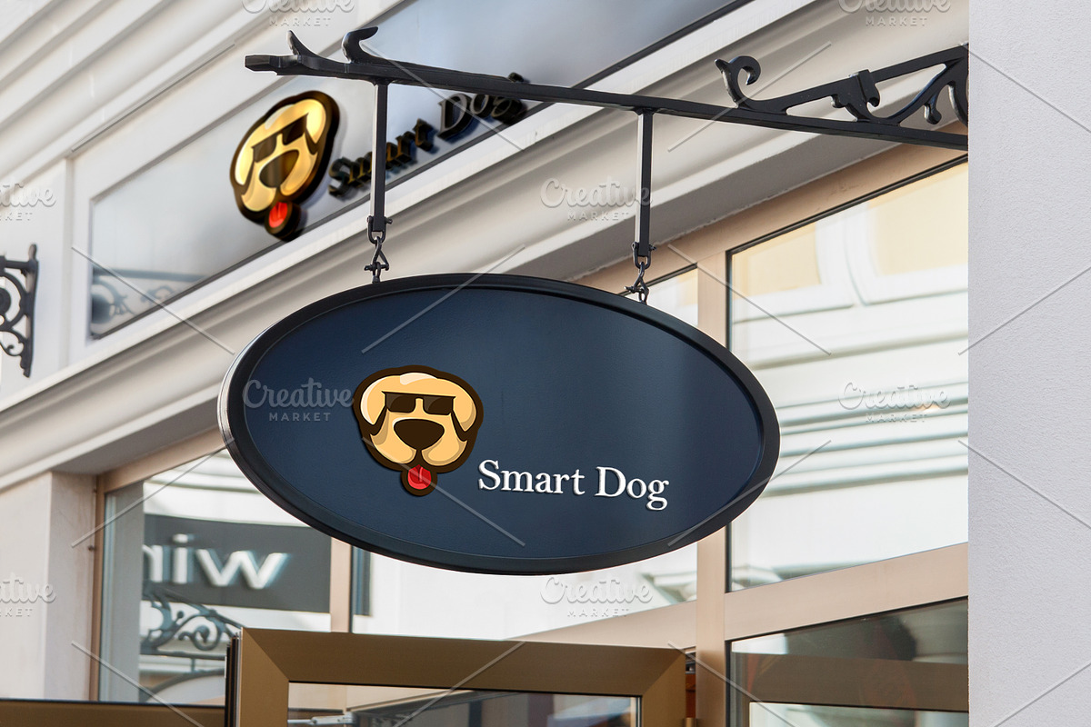 Smart Dog Logo Template, a Branding & Logo Template by Raj Shop (Photo 3 of 5)