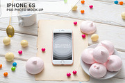Iphone 6s PSD Mockup, a Cups & Container Mockup by mockupgeek (Thumbnail 1 of 2)
