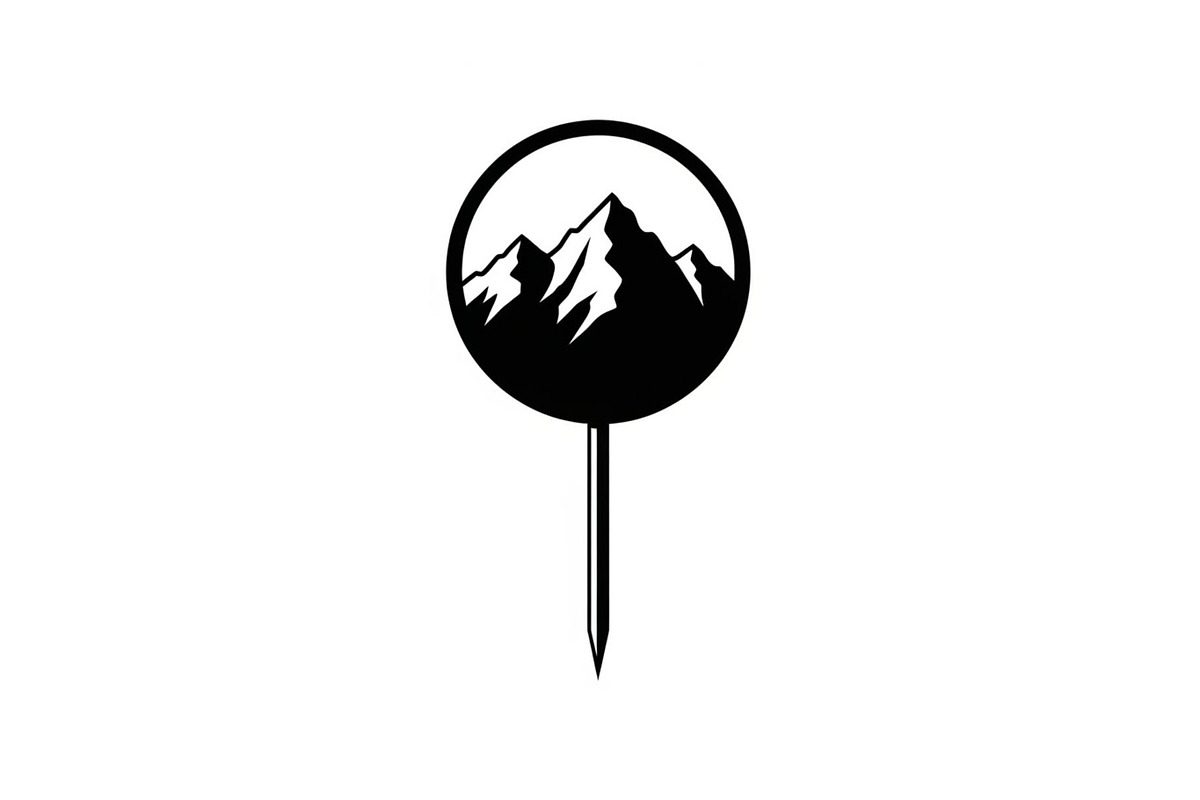 Mountain Location Pin Icon Set, a Graphic by hafijul (Photo 4 of 11)