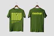 Hanging T-Shirt Mockup, a Shirt Mockup by sagesmask.com (Thumbnail 1 of 3)
