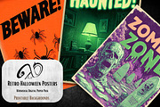 Retro Halloween Posters, a Background Graphic by NiiiNArt (Thumbnail 7 of 9)