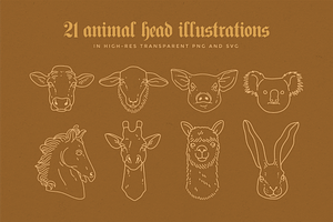 Animal Linear Logo Illustrations