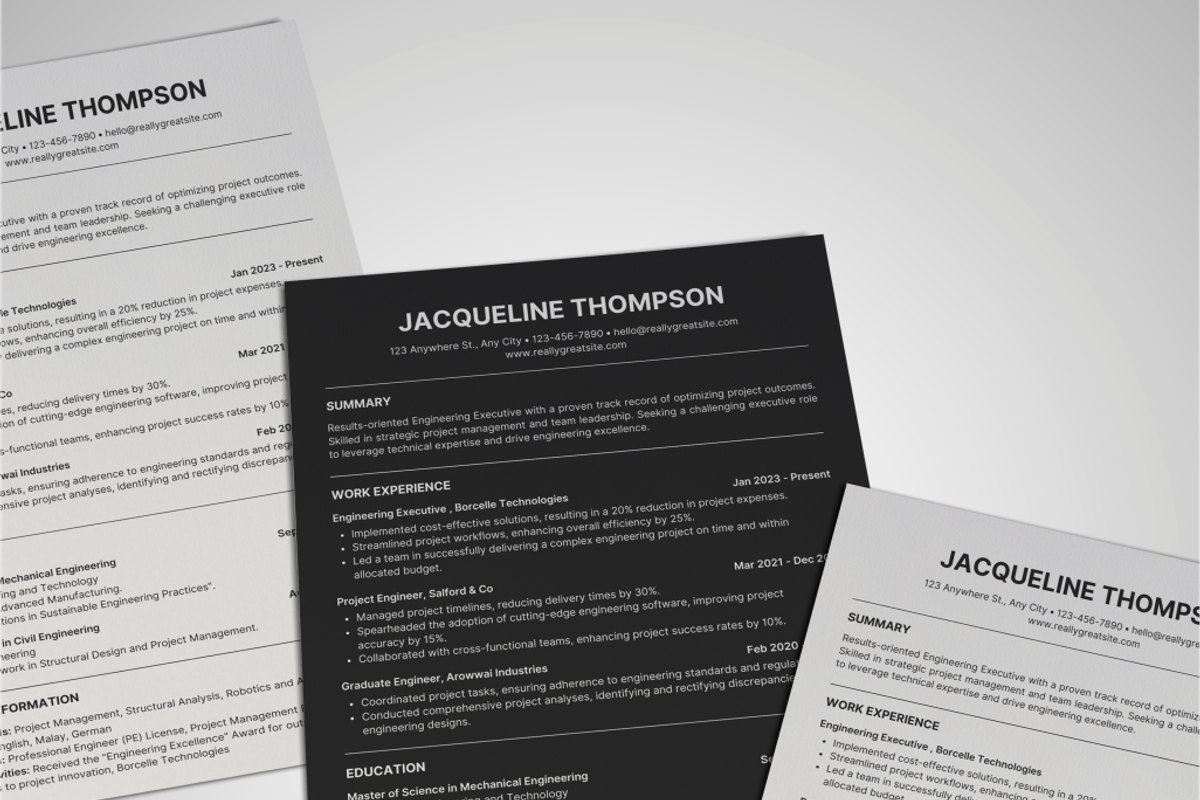 Resume Minimalist, a Graphic by Dheny Designer (Photo 5 of 5)