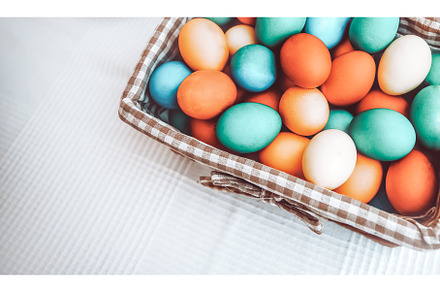 Real photo. Colorful Easter Eggs, a Holiday Photo by Anna Om