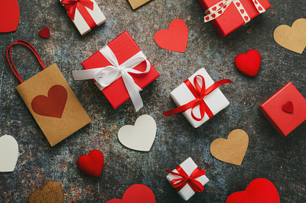 Valentine's day celebration concept, a Holiday Photo by esthermm