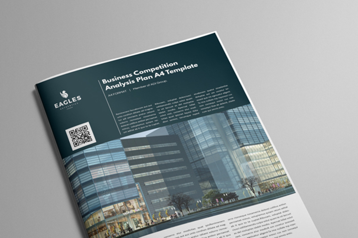 Competition Analysis Plan A4, a Templates & Theme by Keboto | Creative ...