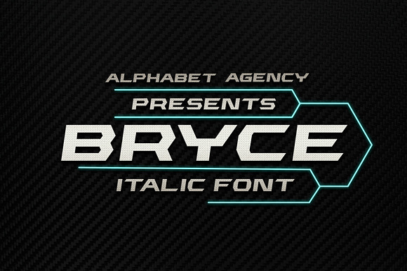 BRYCE FONT preview 6