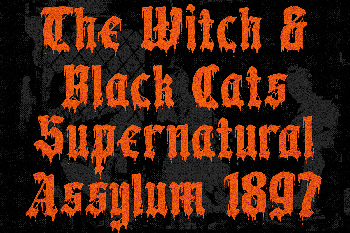 Diabolic - Blackletter Display Font, a Blackletter Font by Angin Studio (Photo 18 of 20)