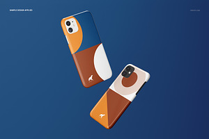 IPhone 11 Glossy Snap Case Mockup Se