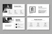 Black & White Business Plan, a Presentation Template by Mighty-Slide (Thumbnail 4 of 6)