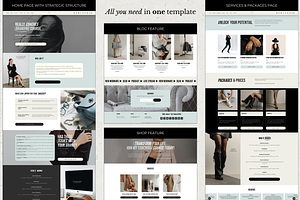 Coaches Squarespace Website Template