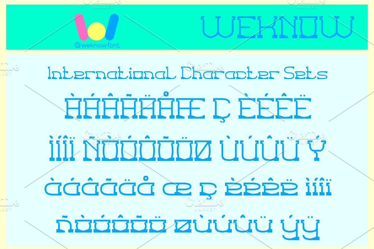 Amusement Park font, a Font by weknow (Photo 8 of 8)