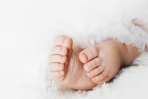 Newborn baby feet containing baby, foot, and human