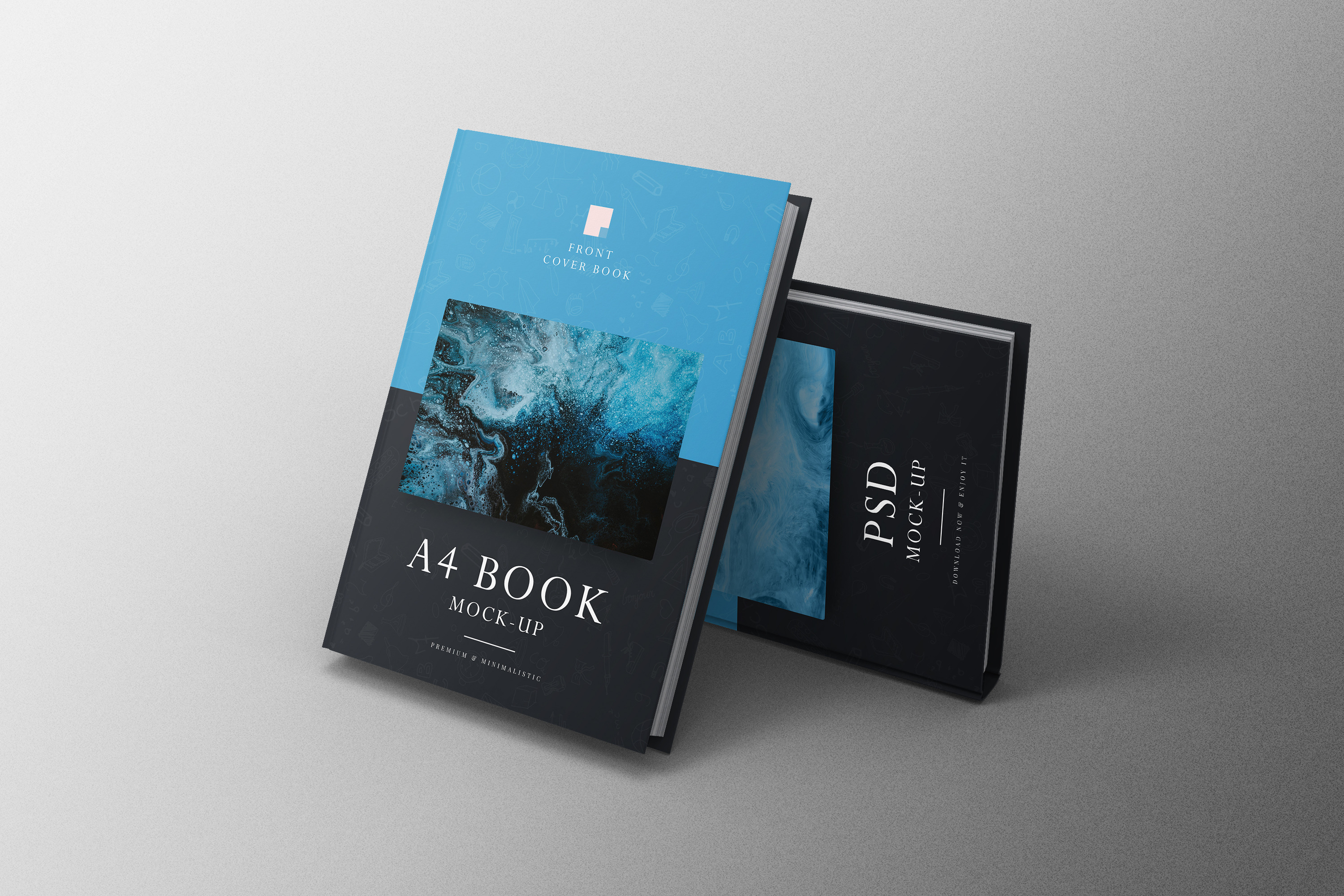 A4 Book Mockup, a Books & Magazine Mockup by ExplicitConcepts