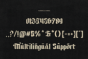 The Ancienthy - Modern Blackletter, a Blackletter Font by Pinakiaa Studios (Thumbnail 4 of 9)