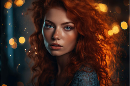 Passionate fiery woman fire, a Beauty & Fashion Photo by Ylivdesign