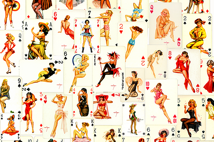280+ Darling Pin-up playing Cards, a Person Illustration by Digital Museum