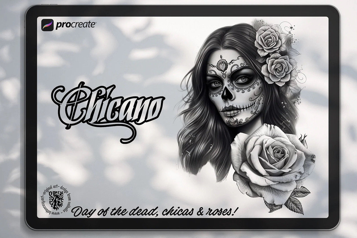 Chicano design bundle, a Brush Add-On by Studio.Valhalla (Photo 1 of 5)
