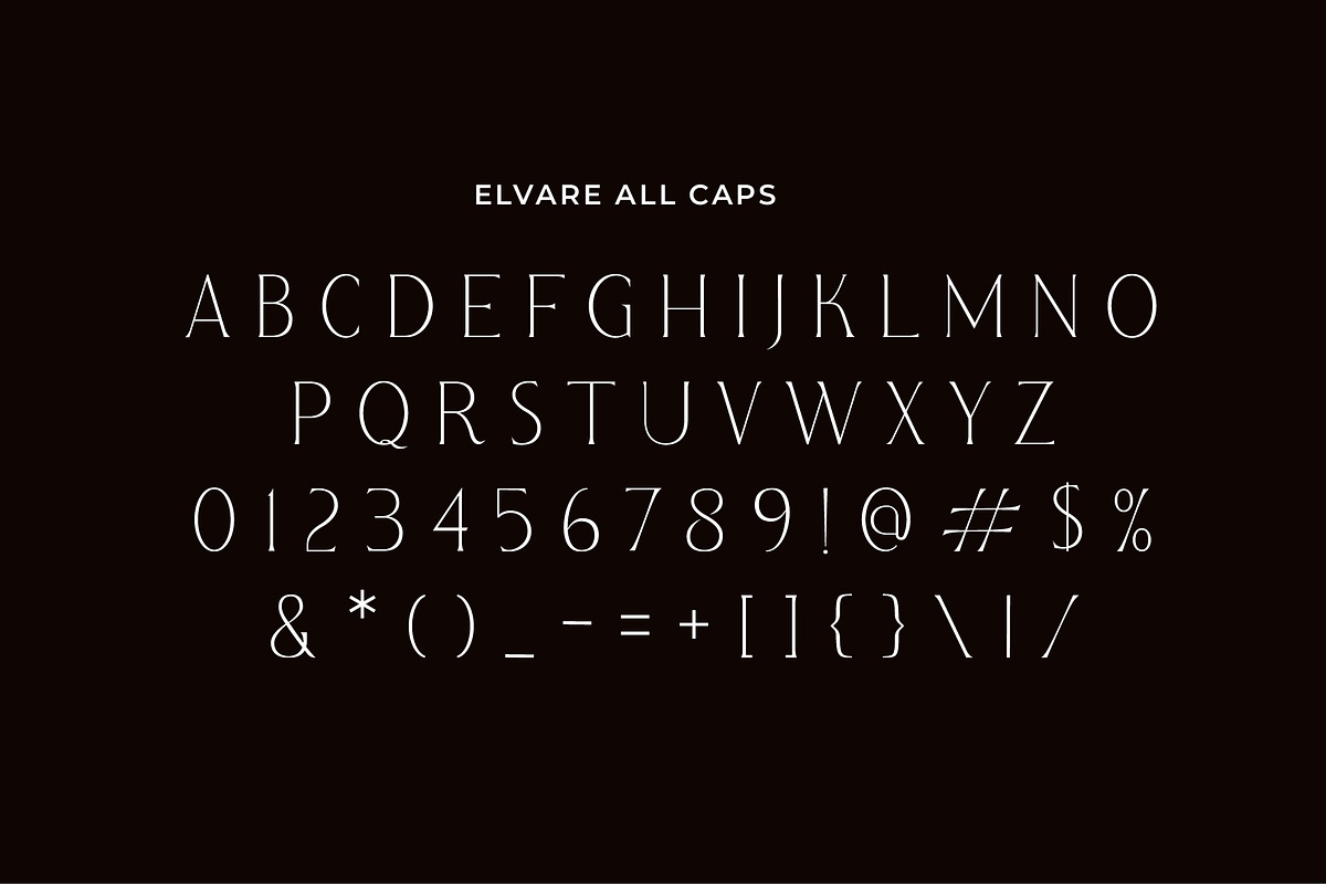 Elvare Elegant Luxury Wedding Font, a Serif Font by Serbaneka Studio (Photo 5 of 7)