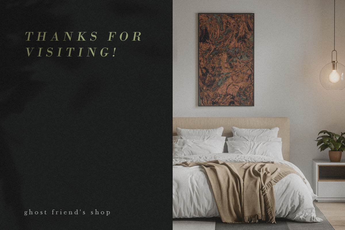 4 Abstract organic arts & posters, a Background Graphic by ghost friend's shop (Photo 4 of 4)