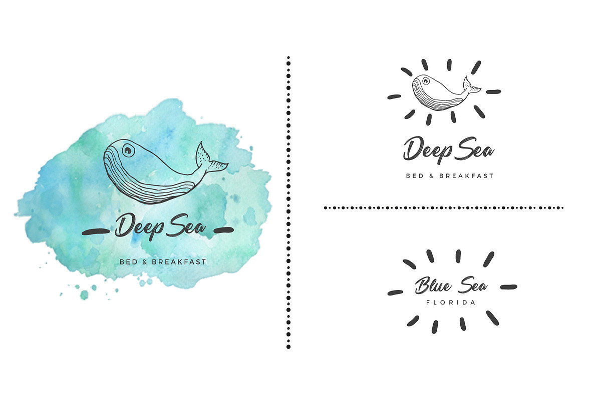 Hand drawn feminine premade logo v02, a Branding & Logo Template by Nues Design (Photo 3 of 12)