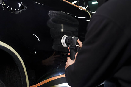Auto polishing process. Detailing, a Photo by borodai94