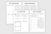 Life Self Help Planners InDesign, a Stationery Template by MNT-Creator (Thumbnail 2 of 10)