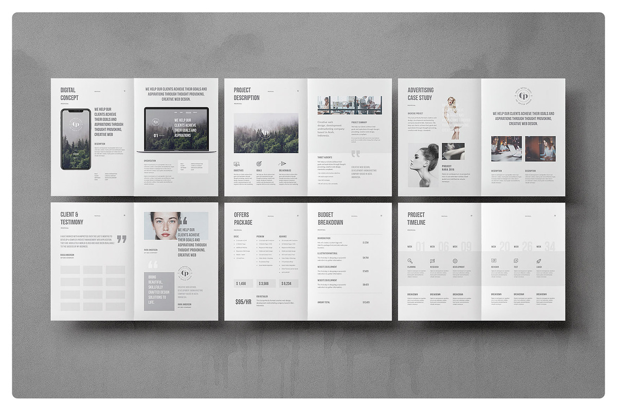 Proposal, a Brochure Template by Proonty (Photo 3 of 4)