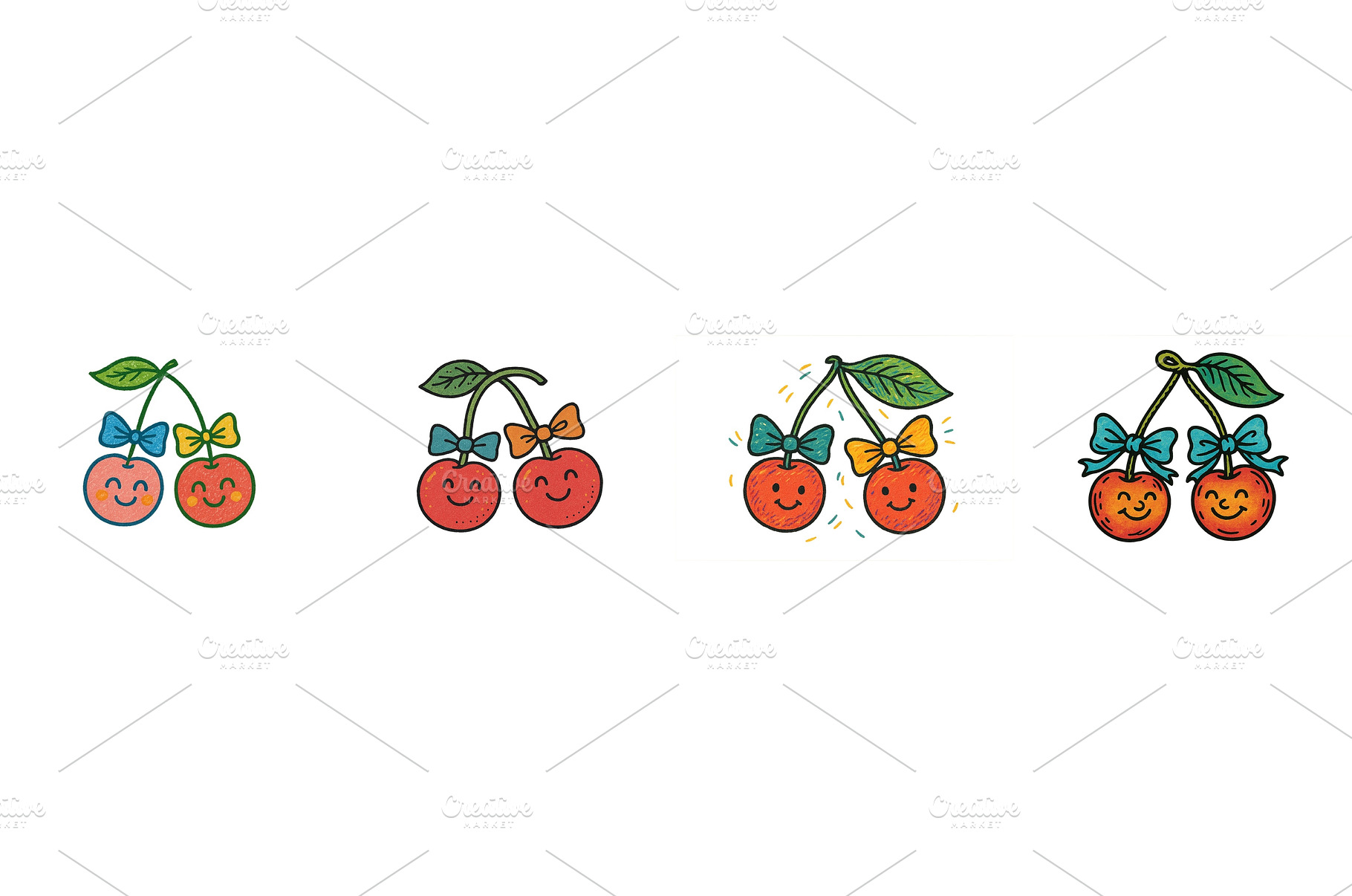Charming cheerful cherry characters, an Arts & Entertainment Photo by ZinetroN