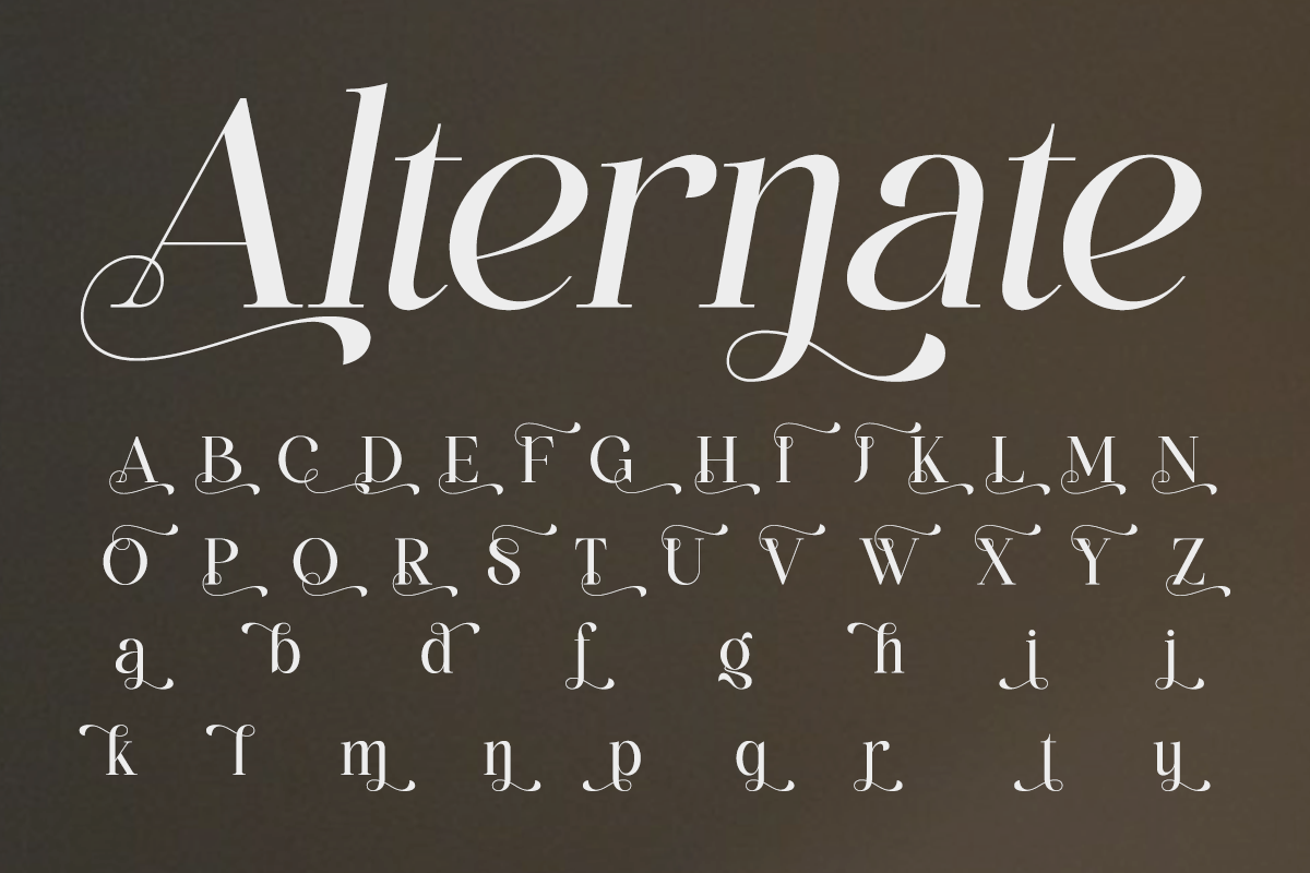 Bilgafe - Elegant Luxury Serif Font, a Serif Font by Qweera Studio (Photo 11 of 12)