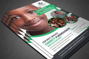 Charity Fundraisers Flyer Templates