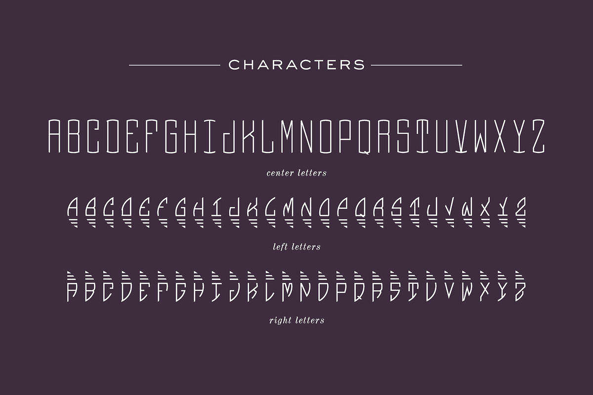 Currituck Monogram Font, a Font by Haute Papier (Photo 3 of 6)