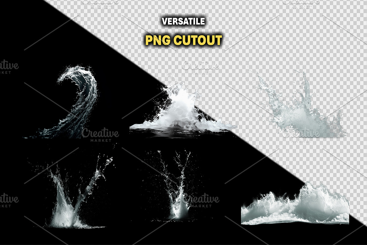 200+ PNG Cutout Water Splash Effects, a Nature Photo by Mikel Blazgad (Photo 2 of 9)