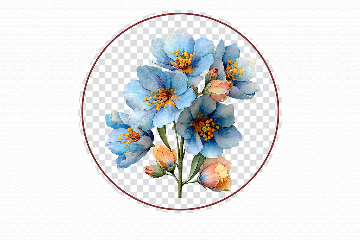 Spring Floral Clipart, an Illustration by Libby Wishes (Photo 4 of 7)