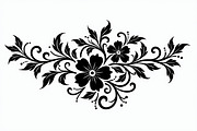 Ornamental Flower Designs, an Illustration by yasushie (Thumbnail 4 of 20)