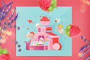 Сupids workplace love factory., a Card Template by WalnutBird (Thumbnail 2 of 3)