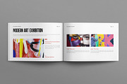 Art Exhibition Template landscape, a Brochure Template by E-Type (Thumbnail 6 of 8)