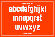 Bryson - Bold Typeface, a Sans Serif Font by Valentino Vergan (Thumbnail 6 of 14)