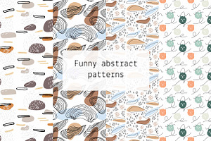 Funny abstract patterns, a Pattern Graphic by Lyolya Profitrolya