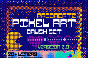 Pixel art! 100+ brush set!