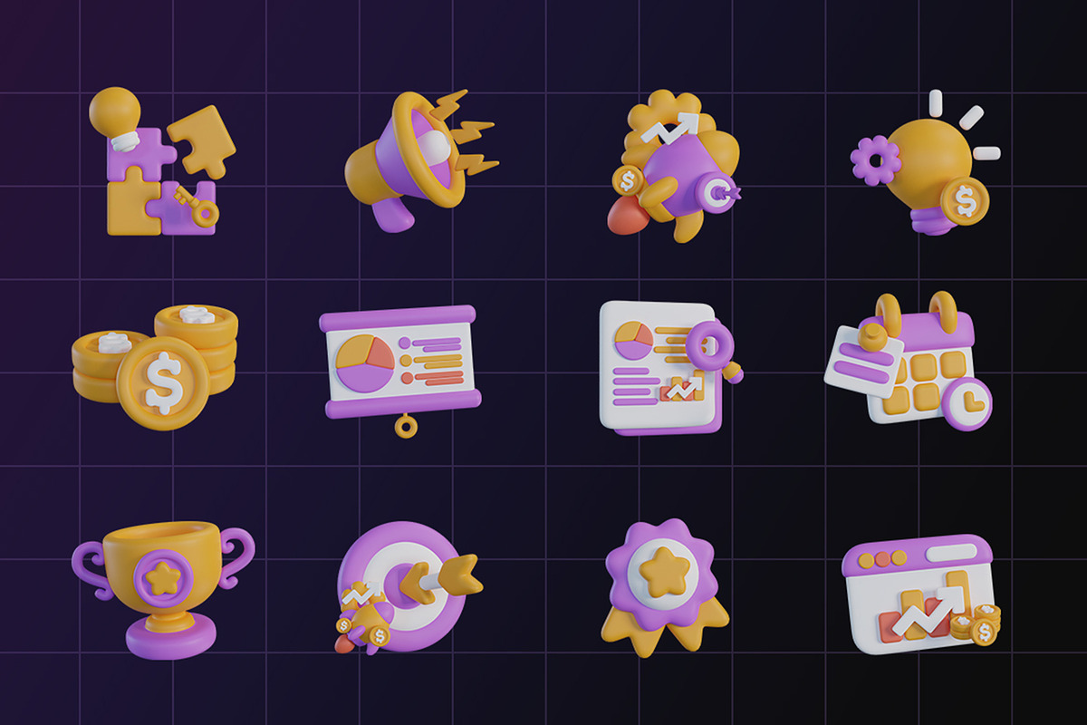 Startup 3D Icon Pack, an Object Graphic by Artnivora.Std (Photo 4 of 4)