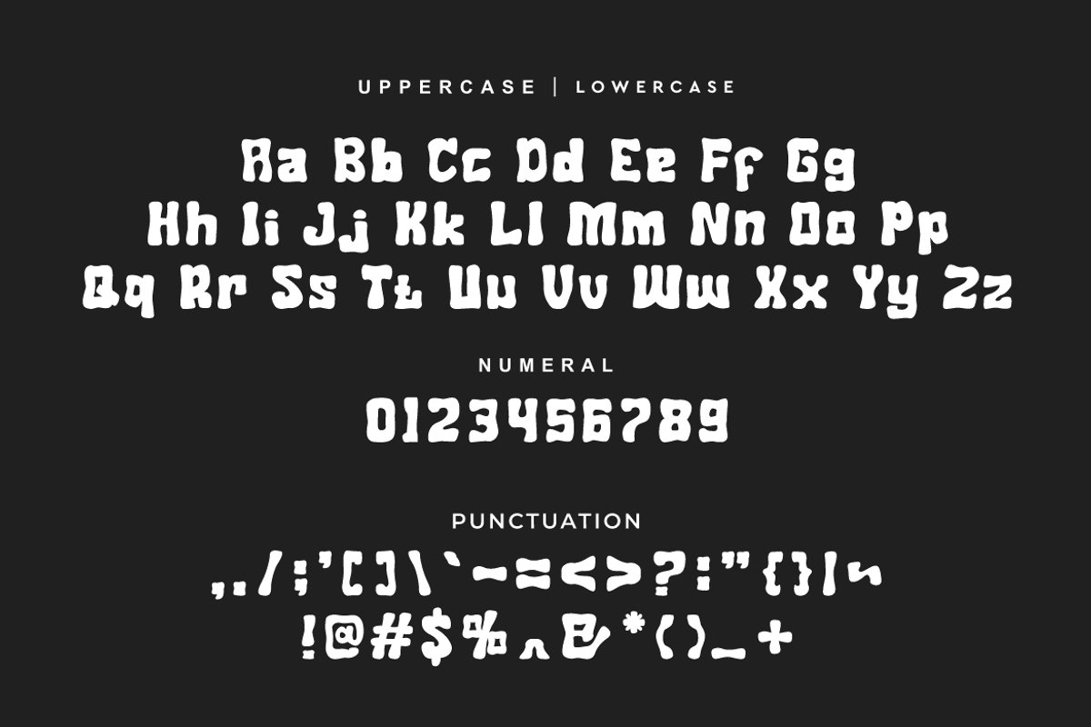 Funky Hurland - Retro & Groovy Font, a Sans Serif Font by QR Design Studio (Photo 6 of 7)